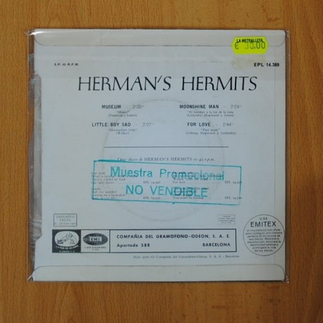 HERMAN'S HERMITS - MUSEUM +3 - SINGLE