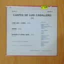 LUIS CABALLERO - CANTES DE LUIS CABALLERO 1 - SINGLE