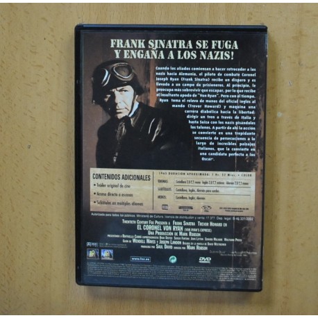EL CORONEL VON RYAN - DVD