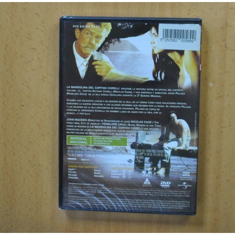 LA MANDOLINA DEL CAPITAN CORELLI - DVD