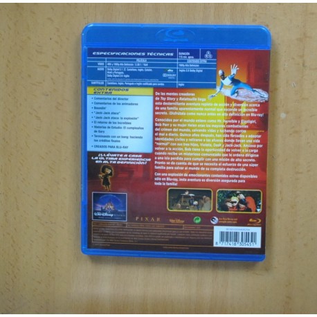 LOS INCREIBLES - BLURAY