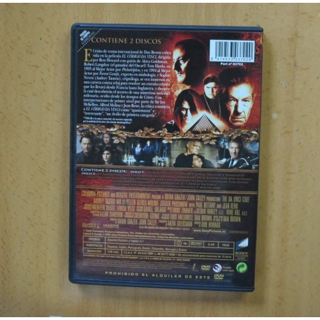 EL CODIGO DA VINCI - DVD