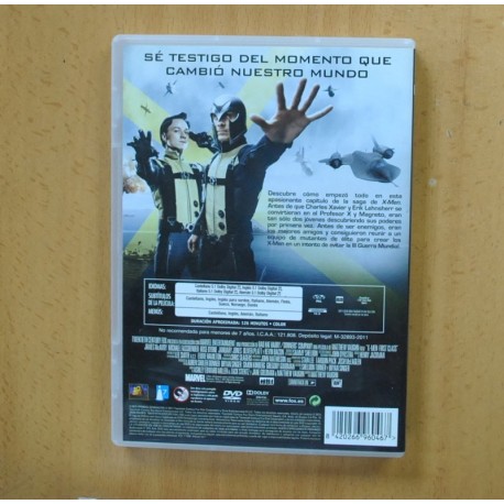X MEN PRIMERA GENERACION - DVD