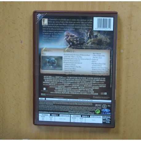 EL SEÃOR DE LOS ANILLOS LAS DOS TORRES - DVD