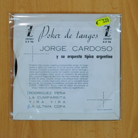 JORGE CARDOSO - RODRIGUEZ PEÃA + 3 - EP