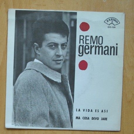 REMO GERMANI - LA VIDA ES ASI - SINGLE