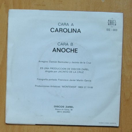 PACO GUERRERO - CAROLINA / ANOCHE - SINGLE
