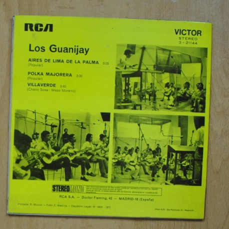 LOS GUANIJAY - FOLKLORE CANARIO - PROMO EP