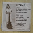 REGINA - DE CIENCIA FICCION / NANA PARA UN EJECUTIVO - SINGLE