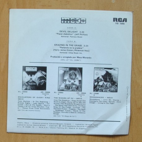 MECO - DEVIL DELIGHT - SINGLE