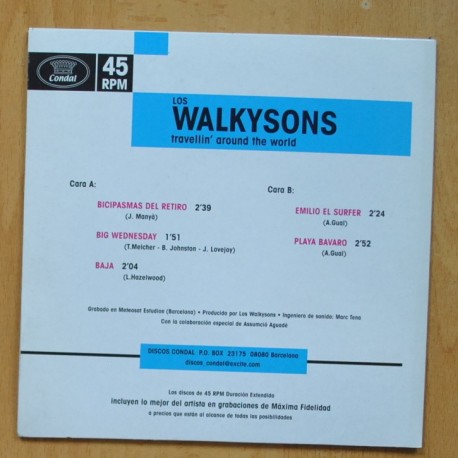 LOS WALKYSONS - TRAVELLIN AROUND THE WORLD - EP
