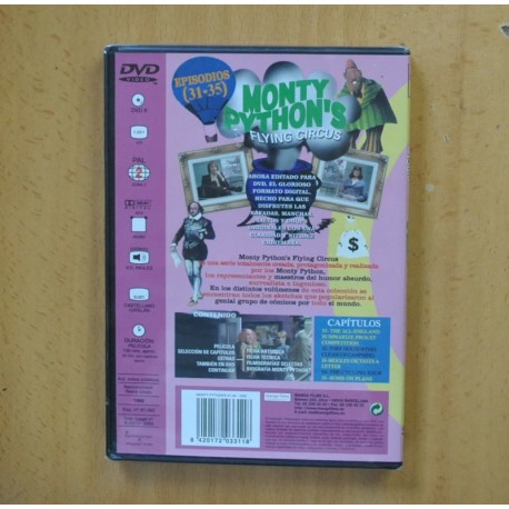 MONTY PHYNTON - EPISODIOS 31/ 35 - DVD