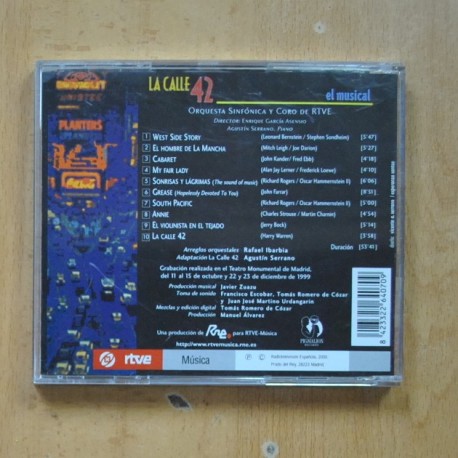 VARIOS - LA CALLE 42 - CD