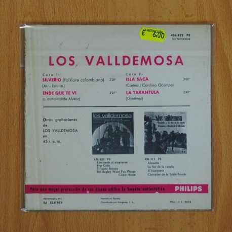 LOS VALLDEMOSA - SILVERIO + 3 - EP