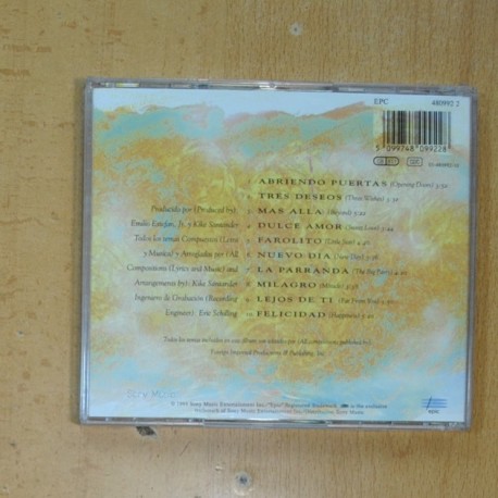GLORIA ESTEFAN - ABIENDO PUERTAS - CD