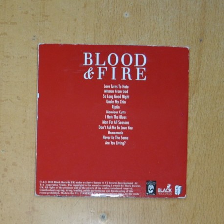 BLOOD & FIRE - THE EIGHTIES MATCHBOX B LINE DISASTER - CD