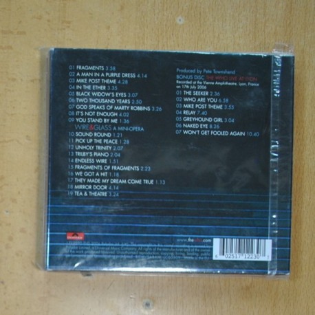 THE WHO - ENDLESSWIRE - CD