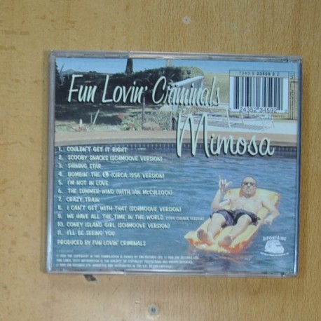 FUN LOVIN CRIMINALS - MIMOSA - CD