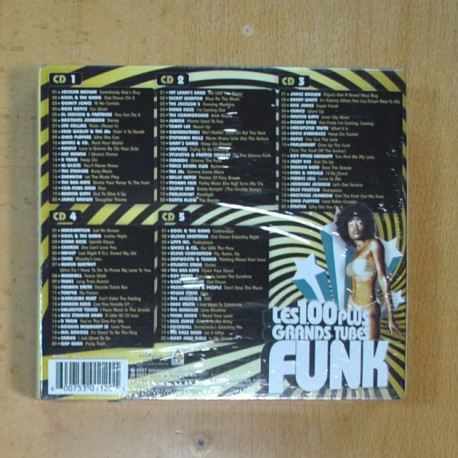 VARIOS - LES 100 PLUS GRANDS TUBES FUNK - 5 CD