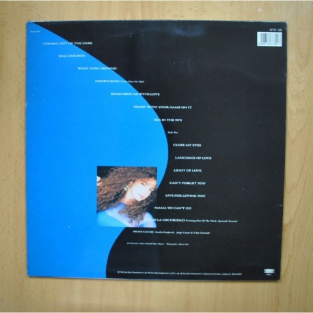 GLORIA ESTEFAN - INTO THE LIGHT - LP