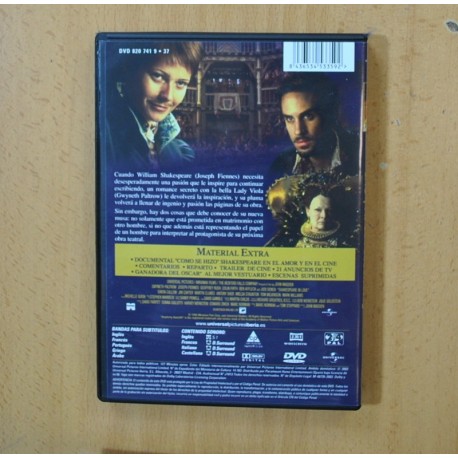 SHAKESPEARE IN LOVE - DVD
