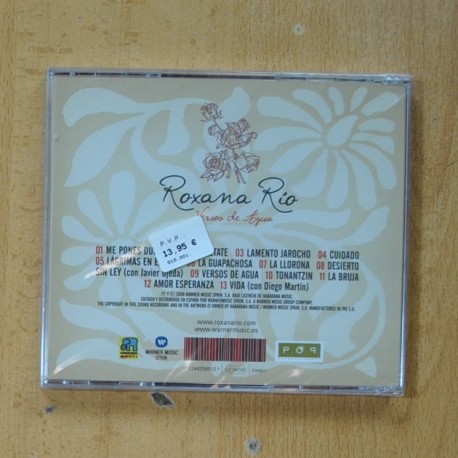 ROXANA RIO - VESOS DE AGUA - CD