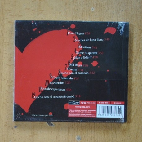 ROSA NEGRA - HECHA CON EL CORAZON - CD