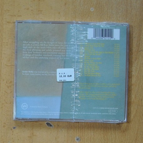 CARMEN MCRAE - CARMEN MCRAE - CD