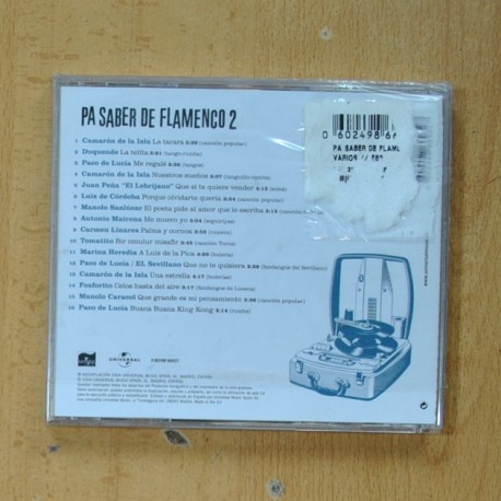 VARIOS - PARA SABER DE FLAMENCO 2 - CD