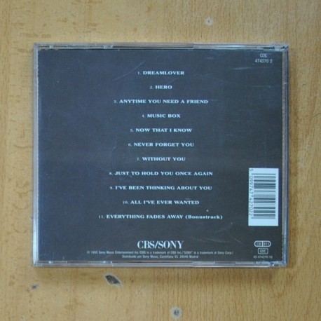MARIAH CAREY - MUSIC BOX - CD