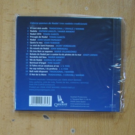 JOAN JOSEP MAYANS - A CAL FUSTER HI HA NOVETAT - CD