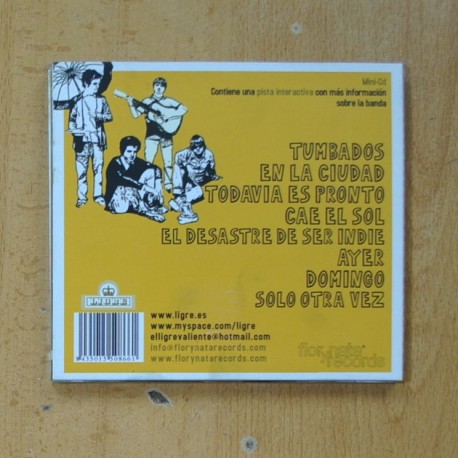 LIGRE - EL DESASTRE DE SER INDIE - CD