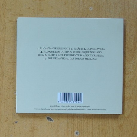 AYALA - SI NO LO CREO NO LO VEO - CD