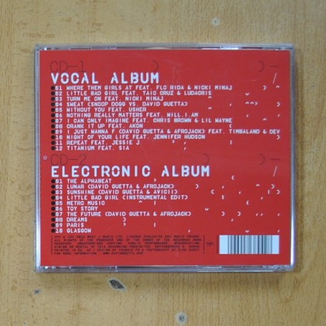 DAVID GUETTA - NOTHING BUT THE BEAT - 2 CD