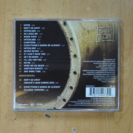 SWEETBOX - SWEETBOX - CD