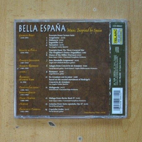 VARIOS - BELLA ESPAÃA - CD