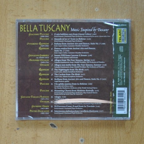 VARIOS - BELLA TUSCANY - CD