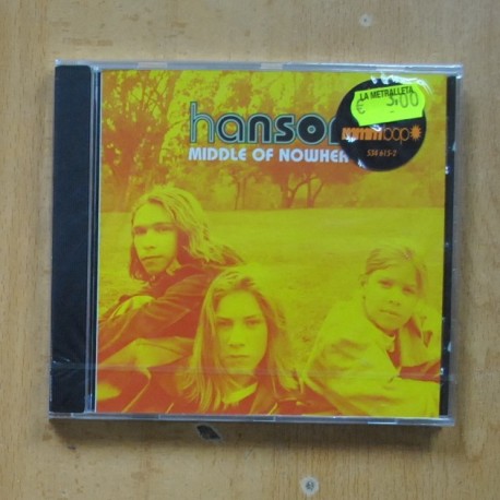 HANSONS - MIDDLE OF NOWHERE - CD