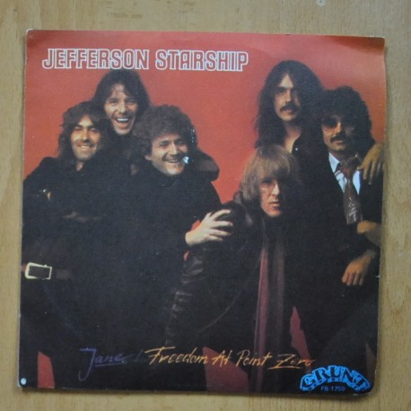 JEFFERSON STARSHIP - JANE / FREEDOM AT POINT ZERO - SINGLE
