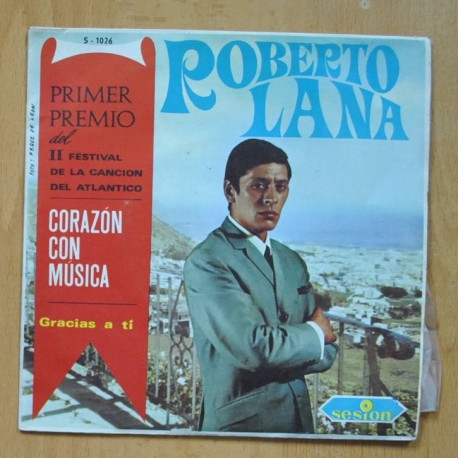 [327919] ROBERTO LANA - PRIMER PREMIO DEL II FESTIVAL DE LA CANCION DEL ATLANTICO - EP