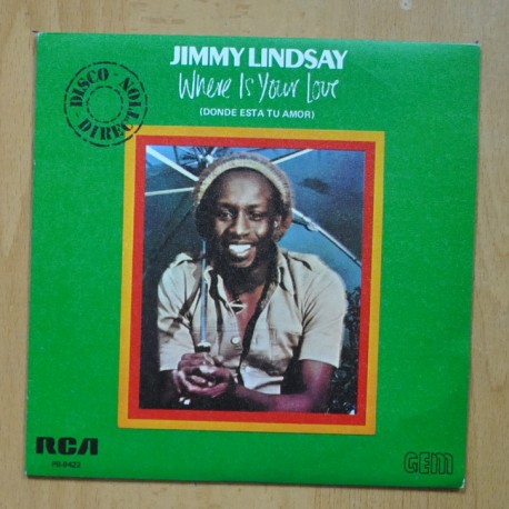 [327927] JIMMY LINDSAY - WHERE IS YOUR LOVE - PROMO SINGLE