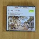 PUCCINI - MANON LESCAUT - CD