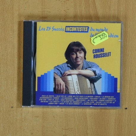 [333182] CORINE ROUSSELET - LES 25 SUCCES INCONTESTES DU MONDE DE ACCORDEON - CD
