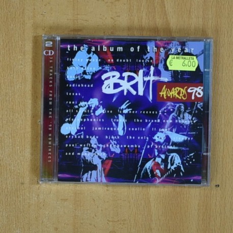 VARIOS - BRIT AWARDS 98 - 2 CD