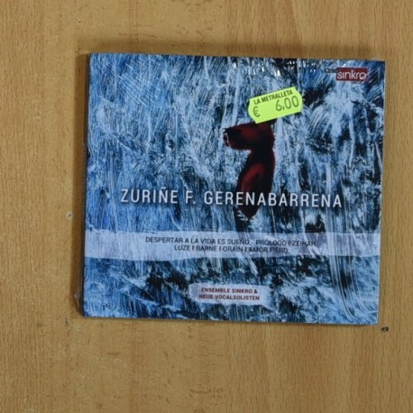 [334846] ZURIÑE F GERENABARRENA - ZURIÑE F GERENABARRENA - CD