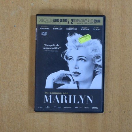 MI SEMANA CON MARILYN - DVD