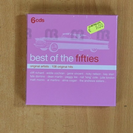 VARIOS - BEST OF THE FIFTIES - 6 CD
