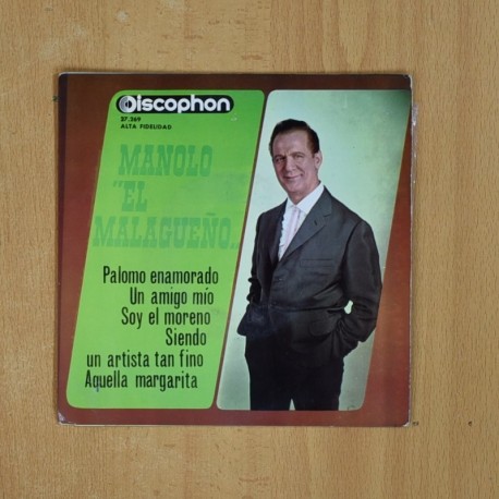 [339105] MANOLO EL MALAGUEÑO - PALOMO ENAMORADO + 5 - EP