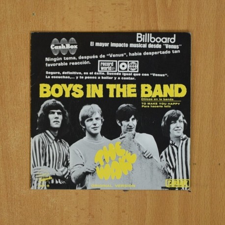[339947] BOYS IN THE BAND - TO MAKE YOU HAPPY - SINGLE