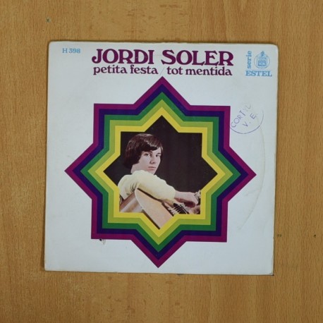 [339970] JORDI SOLER - PETITA FESTA / TOT MENTIDA - SINGLE